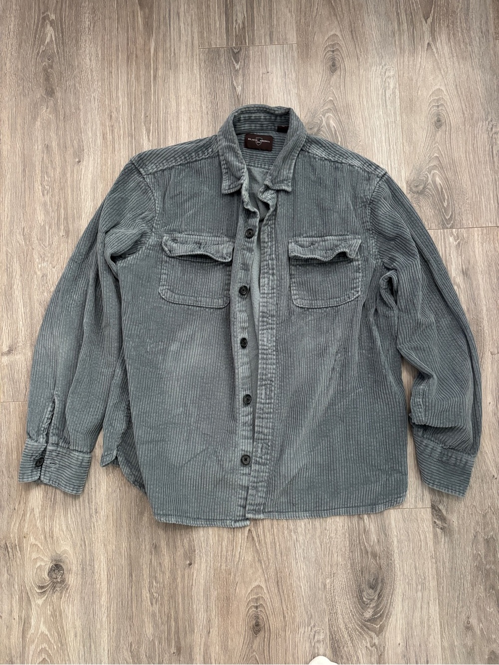 Black Brown 1826 Light Blue Corduroy Shirt Jacket